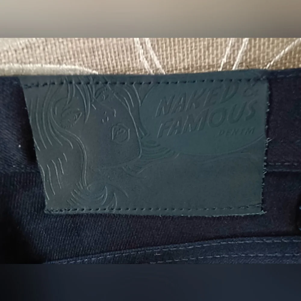 Naked and Famous, Indigo Stretch Selvedge, Super Skinny Guy, Denim Jeans!